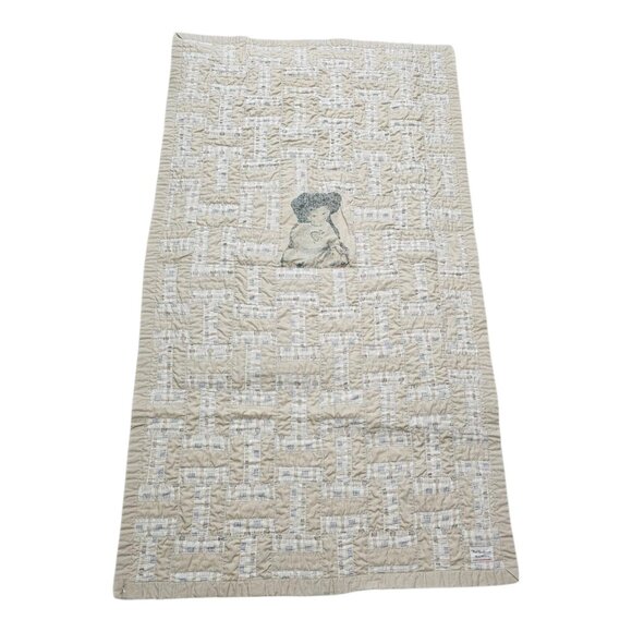 Vintage Handmade Children Quilt Western Cowboy Reward Desperado Wanted Blanket - Picture 4 of 11